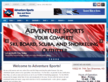 Tablet Screenshot of adventuresportskc.com
